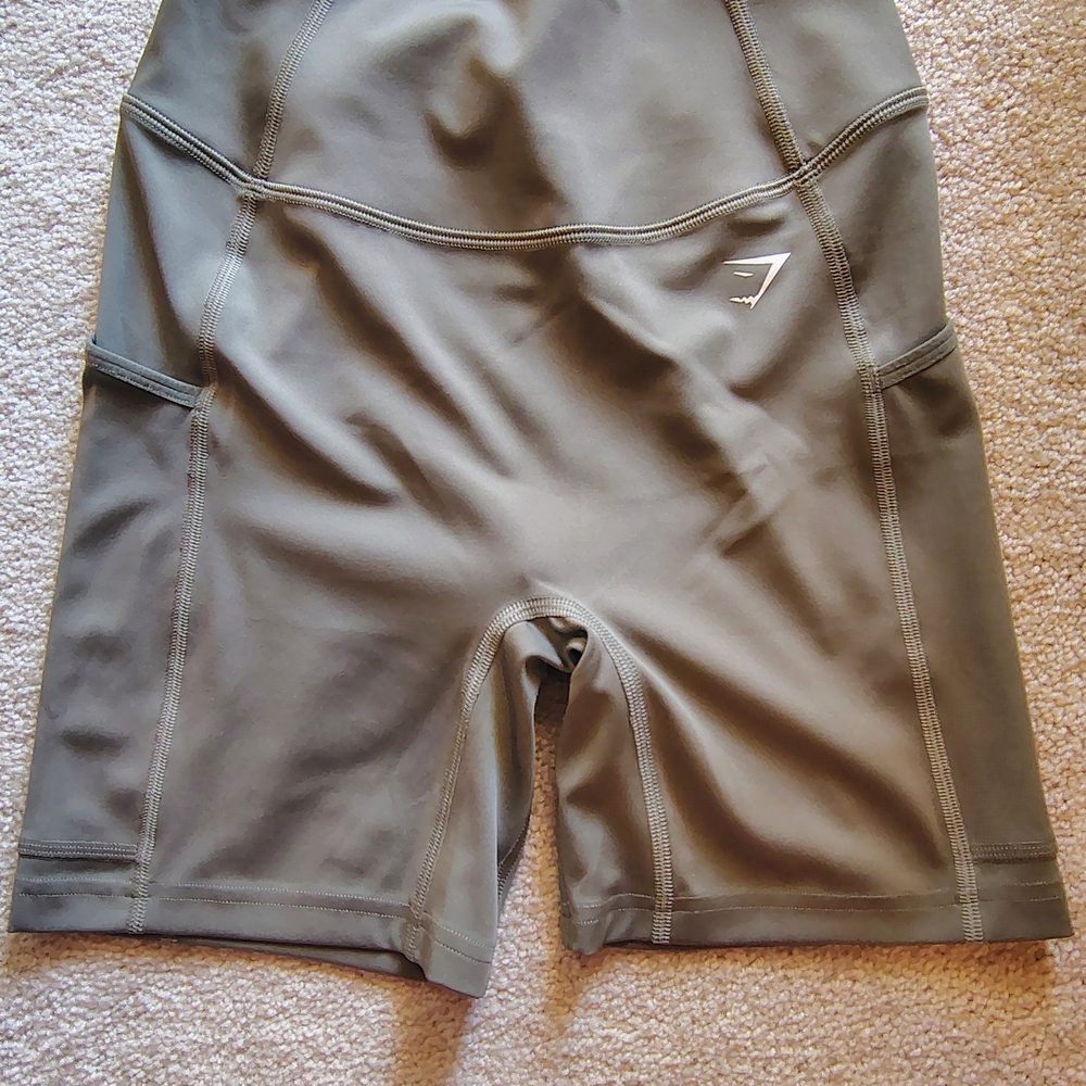 Gymshark Olive Bike Shorts